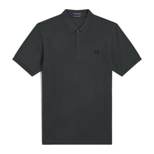 Originele effen polo nachtgroen / zwart Fred Perry , Green , Heren