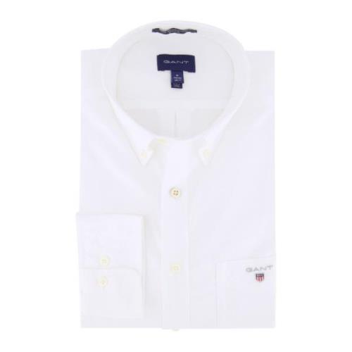 Casual overhemd Gant , White , Heren