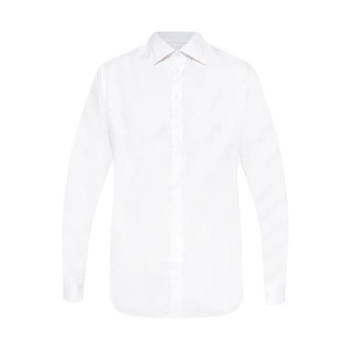 Shirt met manchetknopen Giorgio Armani , White , Heren