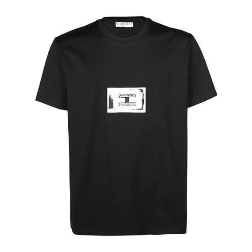 Logo Patch T-shirt Givenchy , Black , Heren