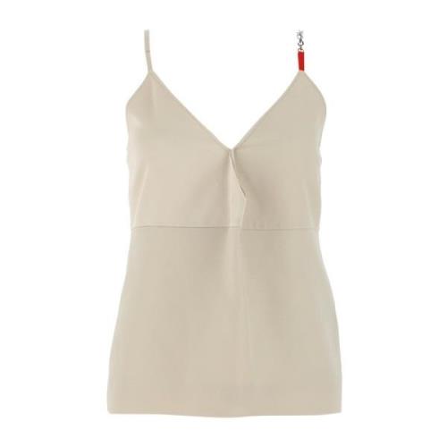 Mouwloze Top Givenchy , Beige , Dames