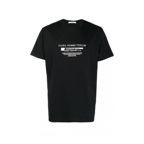 Heren Podium T-Shirt Givenchy , Black , Heren