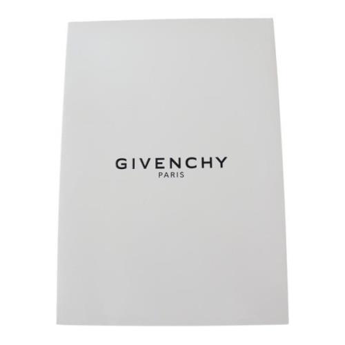 Logo Wol Zijden Sjaal Unisex Italië Givenchy , White , Unisex