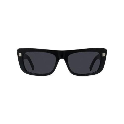 Rechthoekige zonnebril met zwart montuur Givenchy , Black , Unisex