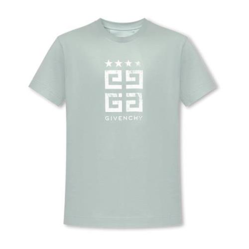 T-shirt met logo Givenchy , Blue , Heren