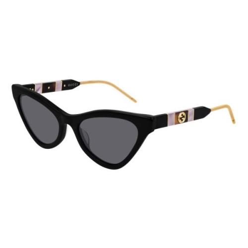 Zonnebril Gucci , Black , Dames