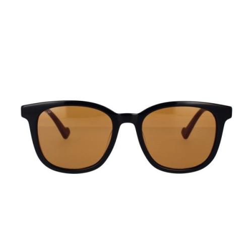 Minimalistische zonnebril Gg1001Sk 002 Gucci , Black , Dames