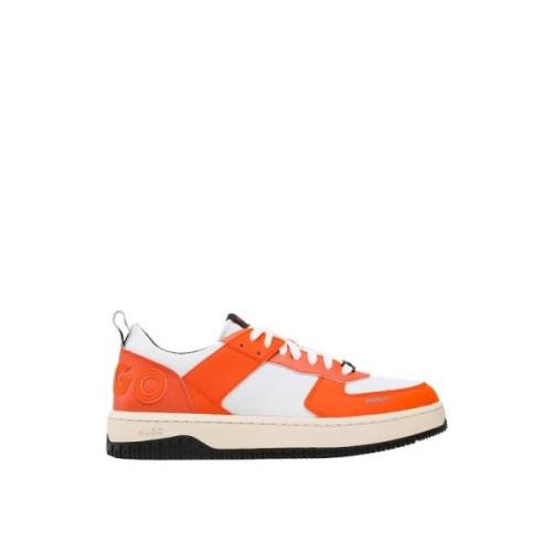 Lage Kilian Tennis Sneakers Hugo Boss , Orange , Heren