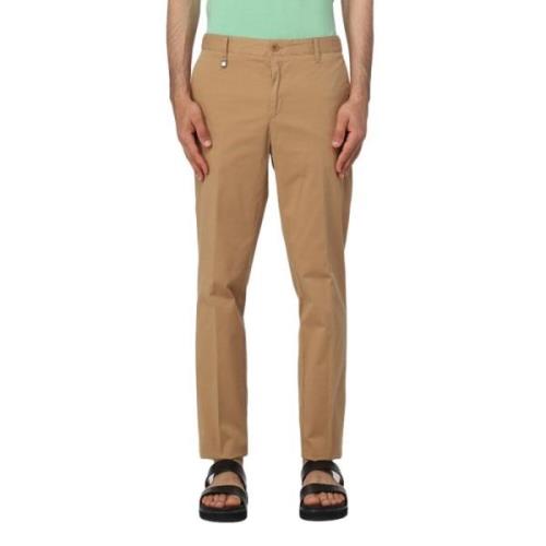 Straight Trousers Hugo Boss , Beige , Heren