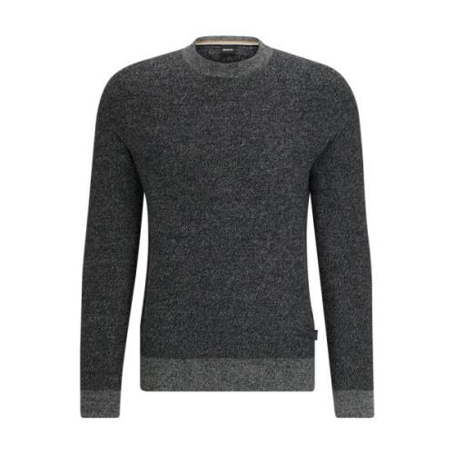 Zwarte Sweaters, Heren Marameo Pullover Hugo Boss , Black , Heren