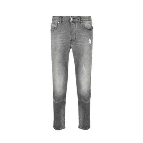 Italiaanse Slim-fit Jeans John Richmond , Gray , Heren