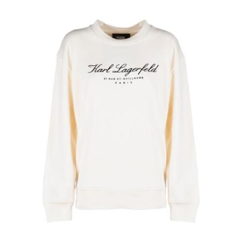 Sweatshirts Hoodies Karl Lagerfeld , White , Dames