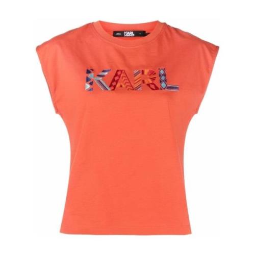 Mouwloos topje Karl Lagerfeld , Orange , Dames