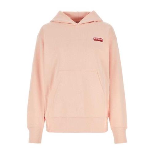 Comfortabele Pastelroze Katoenen Sweatshirt Kenzo , Pink , Dames