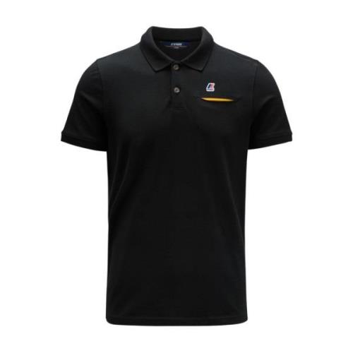 Veelzijdig en Comfortabel Briac Stretch Polo Shirt K-Way , Black , Her...