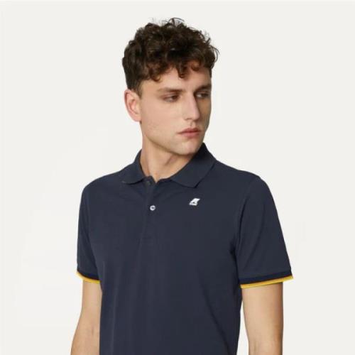 Polo Shirt K-Way , Blue , Heren