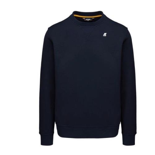 Baptiste Blue Sweatshirt voor Heren K-Way , Blue , Heren