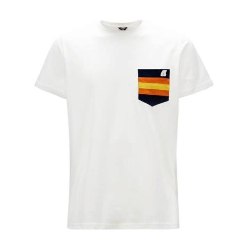 Zakband Crewneck T-shirt K-Way , White , Heren