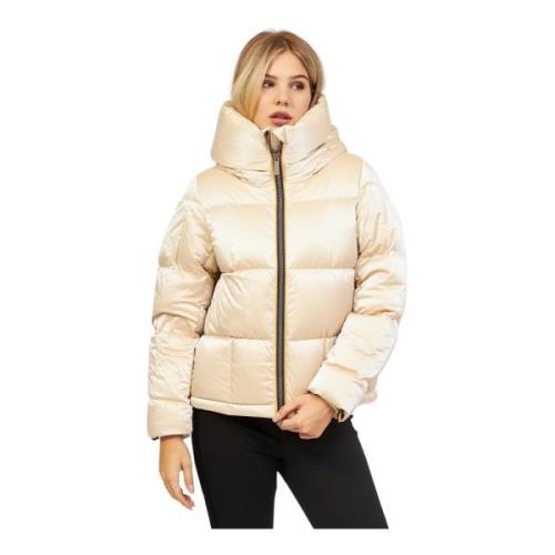 Brielin Dames Gevoerde Jas K-Way , Beige , Dames