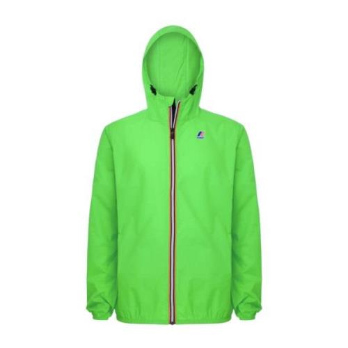 Waterdichte Ripstop Jas K-Way , Green , Heren