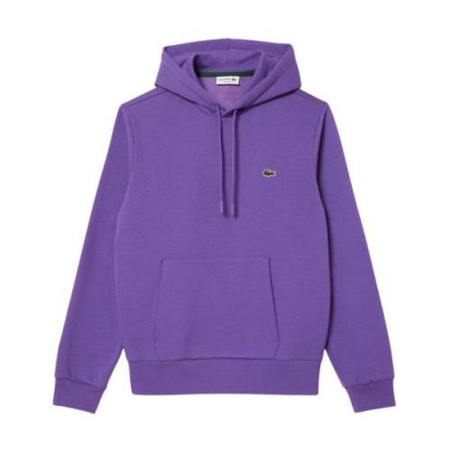 Paarse Heren Hooded Jogger Sweatshirt Lacoste , Purple , Heren