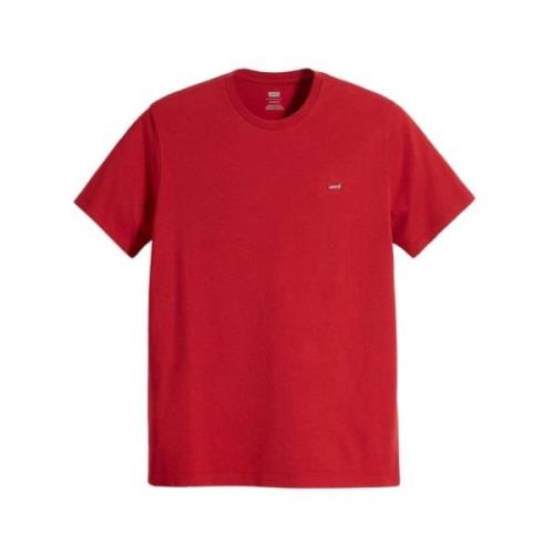 Rode T-shirt Levi's , Red , Heren