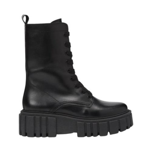 Veterschoenen van Leer Marc O'Polo , Black , Dames