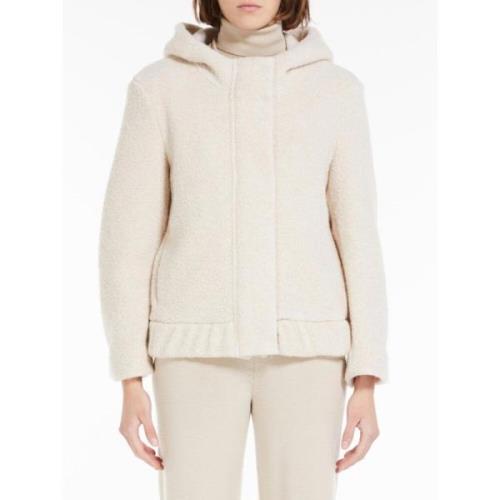 Sherpa Wollen Jas Max Mara , Beige , Dames