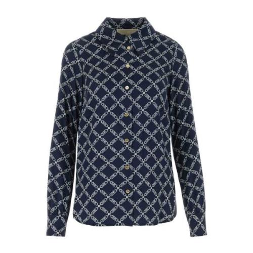 Gedrukt polyester overhemd - Stijlvol ontwerp Michael Kors , Multicolo...