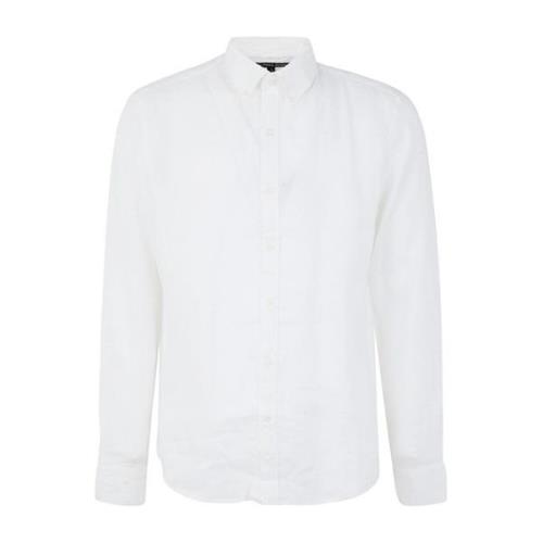 Normaal Overhemd Michael Kors , White , Heren