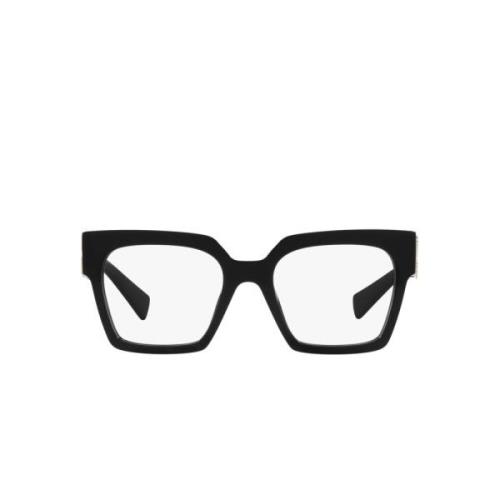 Vierkante bril voor vrouwen Miu Miu , Black , Dames