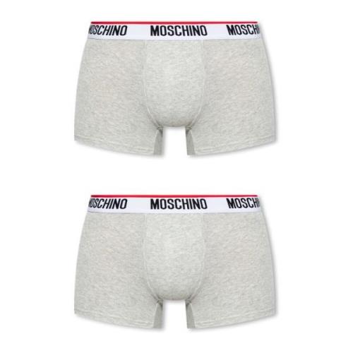 Merk boxers 2-pack Moschino , Gray , Heren