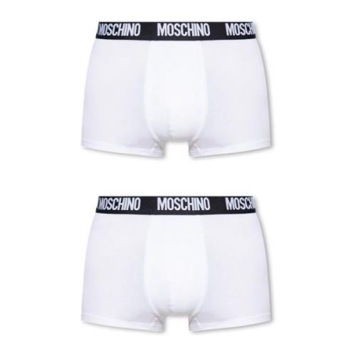 2-pack Supima® katoenen boxershorts Moschino , White , Heren