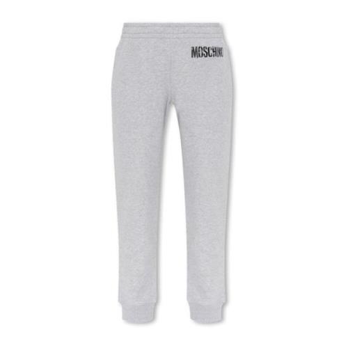 Bedrukte broek Moschino , Gray , Dames