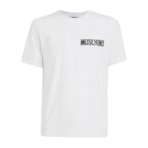 Klassiek T-Shirt Moschino , White , Heren
