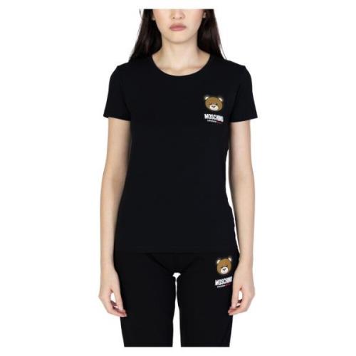 Dames T-Shirt Herfst/Winter Collectie Moschino , Black , Dames