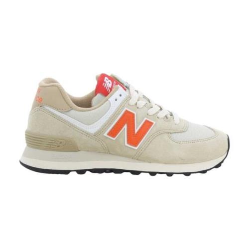 New balance Damesschoenen Oranje U574 W New Balance , Beige , Dames