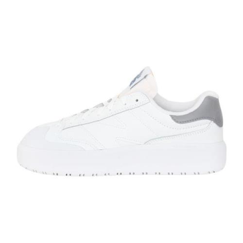 Witte Sneakers met Logo Detail New Balance , White , Heren