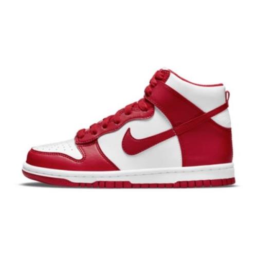 Rode Dunk High Sneakers Nike , Red , Dames