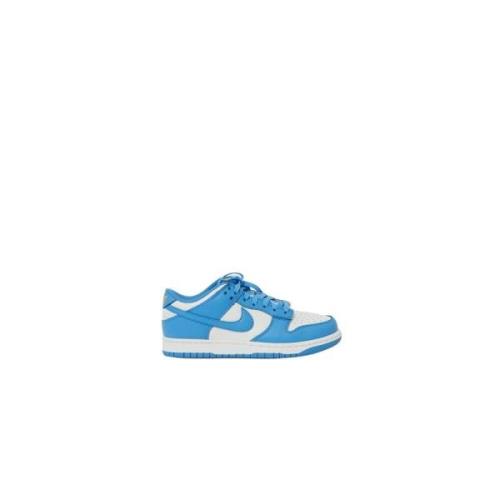 Blauw en wit leren sneakers Nike , Blue , Dames