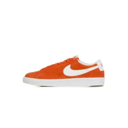 Blazer Low Suede Streetwear Nike , Orange , Heren