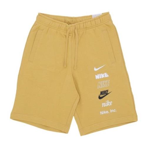 Club+ French Terry Short Suit Nike , Yellow , Heren