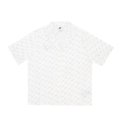 Moderne geweven shirt voor dames Nike , White , Dames