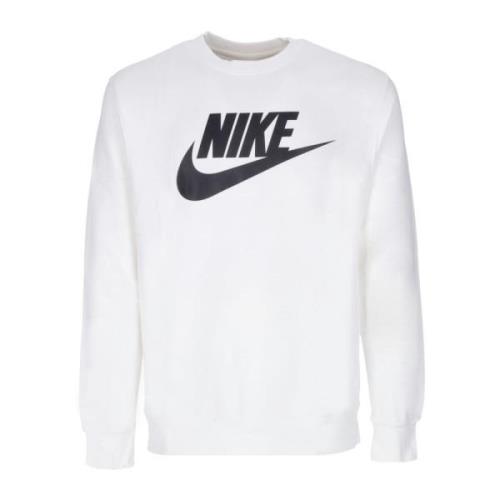 Grafische Crewneck Sweatshirt Nike , White , Heren