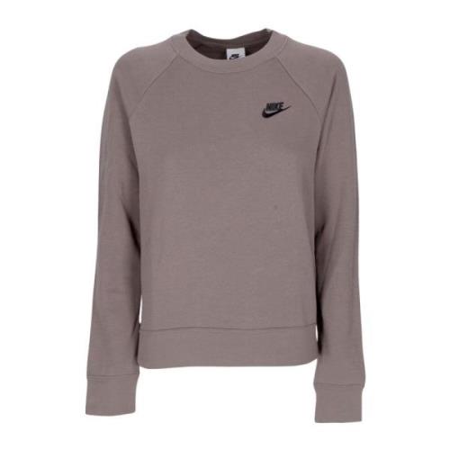 Essentials Fleece Crewneck Sportkleding Nike , Gray , Dames