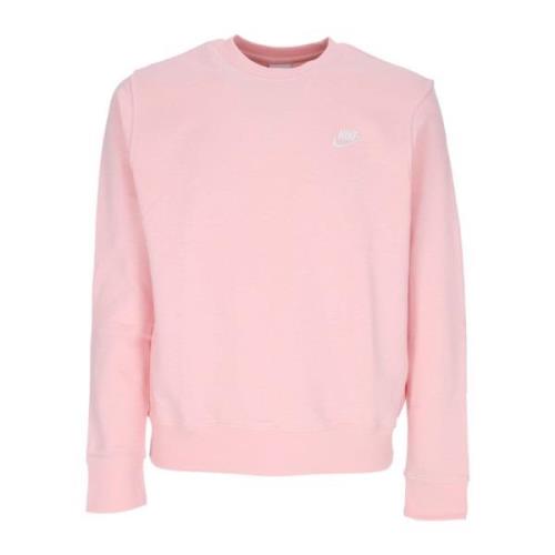 Lichtgewicht Crewneck Sweatshirt - Sportclub Nike , Pink , Heren