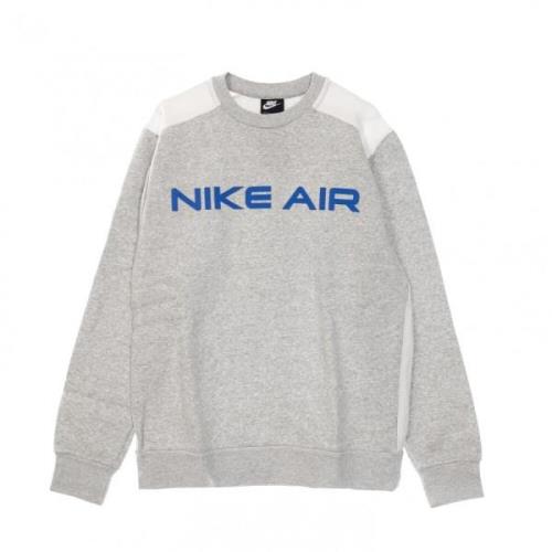 Sporty Air Crew Sweatshirt Nike , Gray , Heren