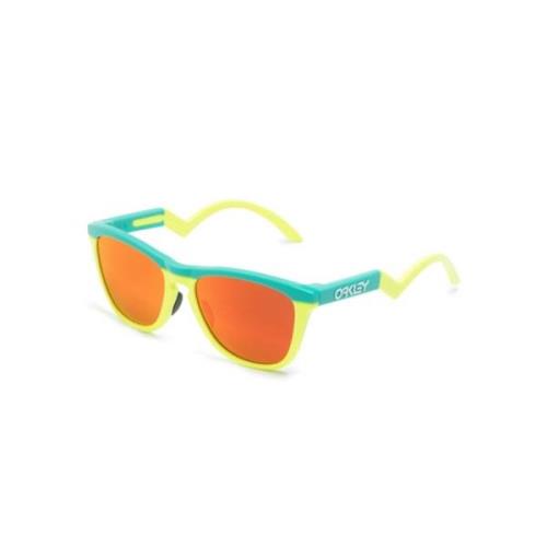 Groene zonnebril met hoes en garantie Oakley , Green , Heren