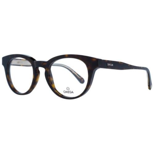 Bruine Unisex Optische Monturen Omega , Brown , Heren