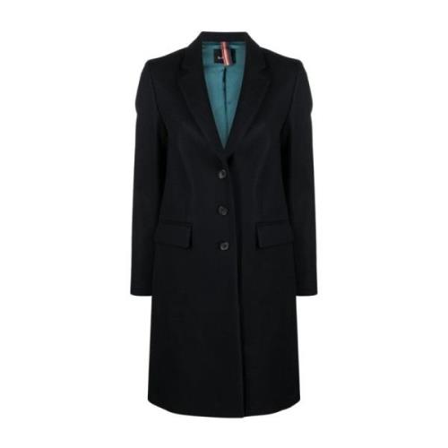 Single-Breasted Coats Paul Smith , Blue , Dames